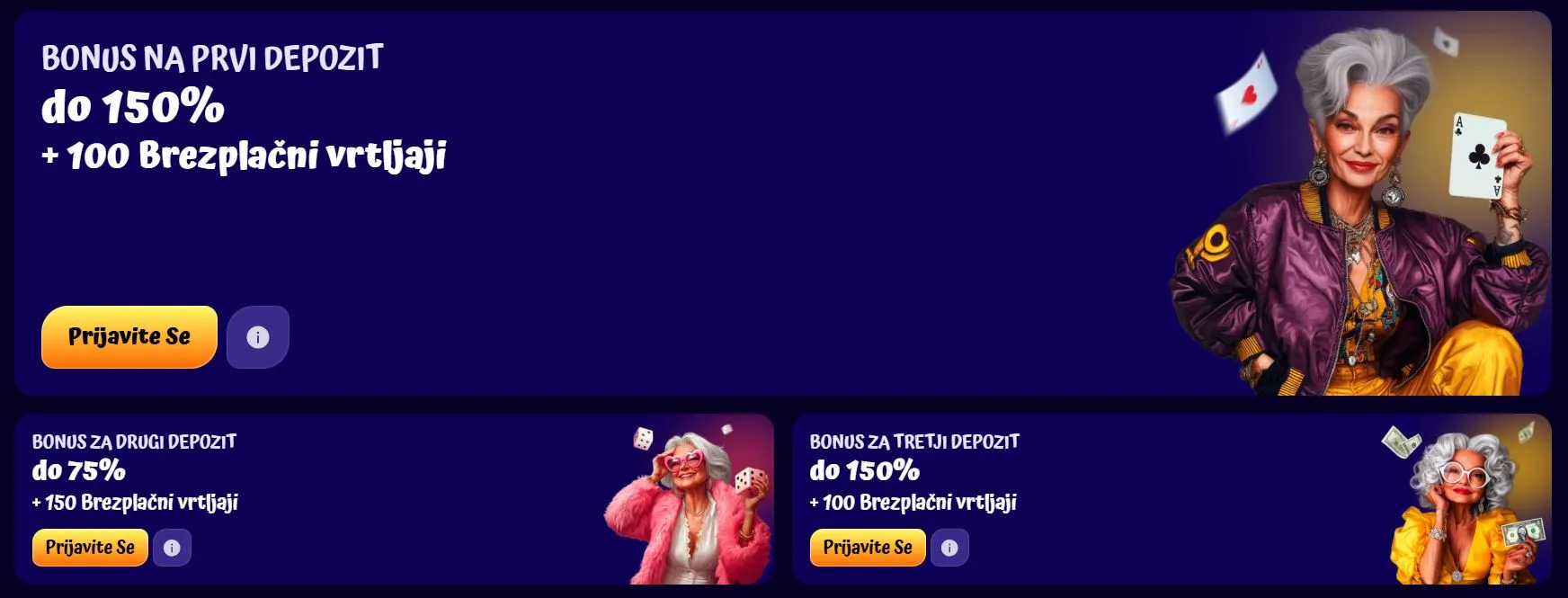 najboljši online casino Bonus dobrodošlice