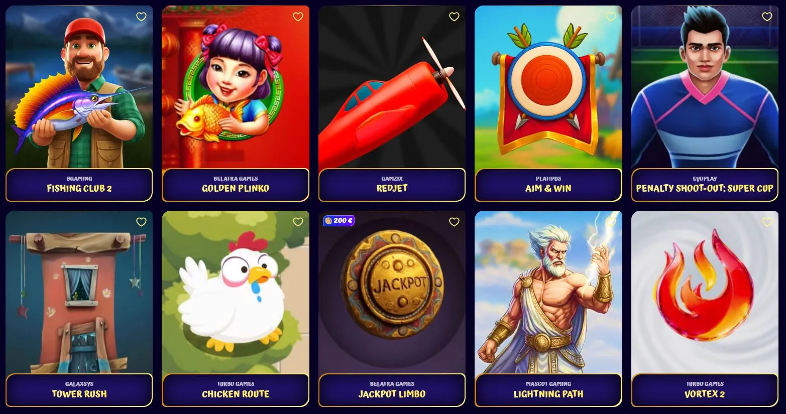najboljši online casino Posebne igre in instant igre